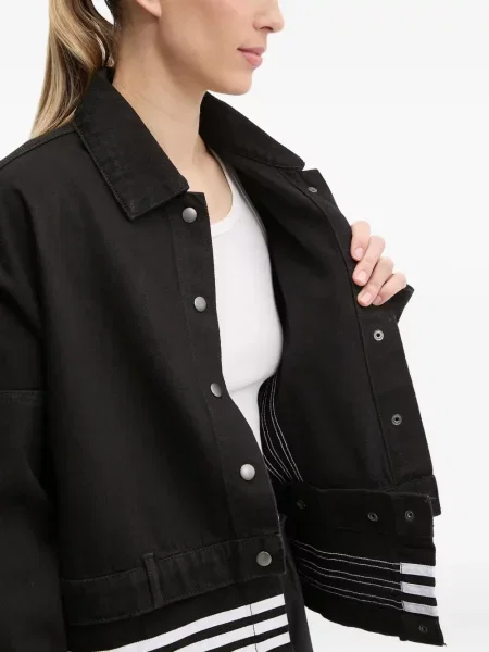 Sneakerși Adidas Terrex cu șireturi cu dungi din dantelă negru