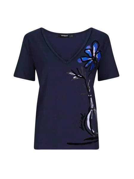 Desigual Tricou Dumas Bleumarin albastru