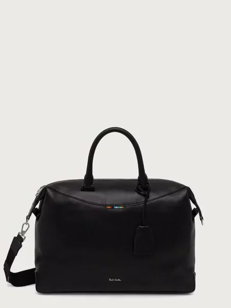 Paul Smith geantă pentru bărbați din piele negru