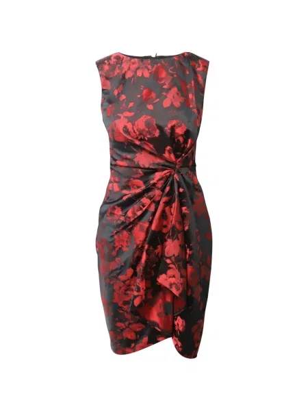 Rochie Jason Wu cu model floral cu imagine drapată negru