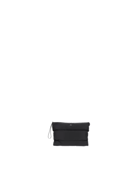 Torba na laptopa Moncler z logo czarna