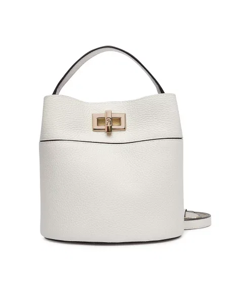 Geantă Furla Amelia Mini CN alb
