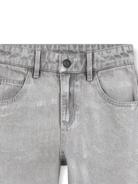 Jeansy straight leg dziecięce Marc Jacobs szare