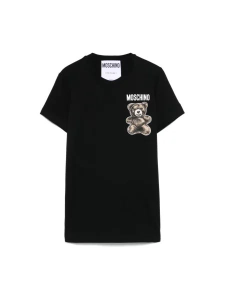 Koszulka Moschino z autografem czarna