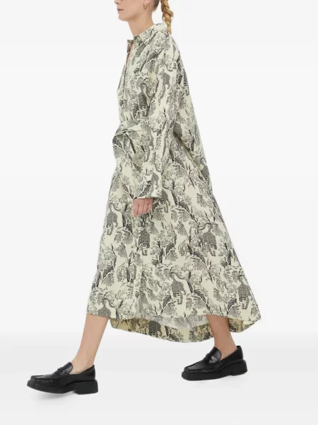 Rochie midi Day Birger Et Mikkelsen până la genunchi de costum verde