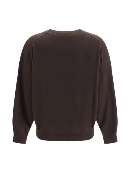 Sweter Brunello Cucinelli brązowy