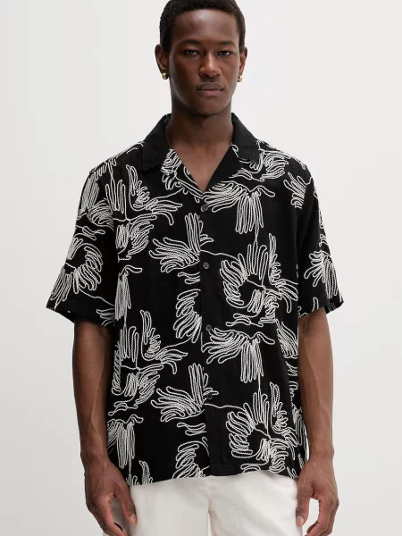 Les Deux srajca z bombažem Liam črna