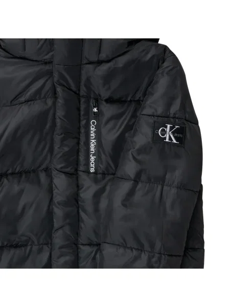 Geacă de blugi copii Calvin Klein Jeans negru