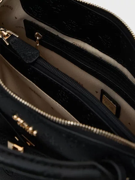 Сумка Guess з лого чорна