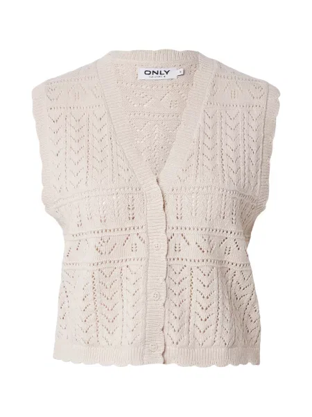 ONLY Vestă tricotată grej