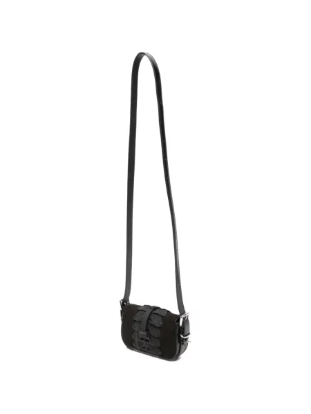 Geantă Innerraum din piele de căprioară negru