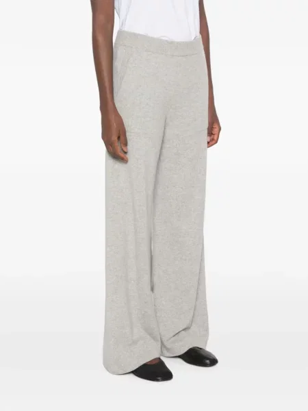 Pantaloni palazzo Bompard tricotate gri