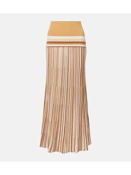 Maksi spódnica maxi Faithfull beżowa