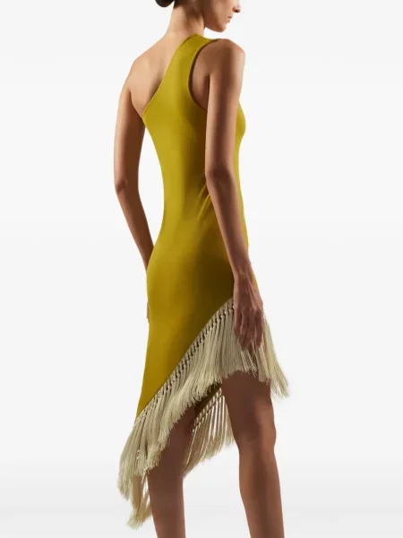 Rochie Taller Marmo asimetrică galben