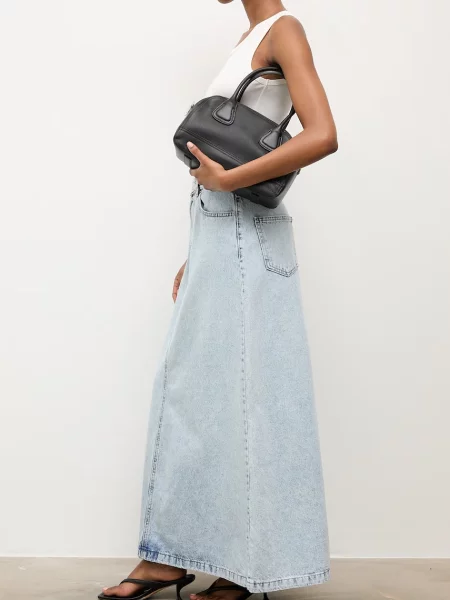 Answear.LAB spódnica jeansowa niebieska