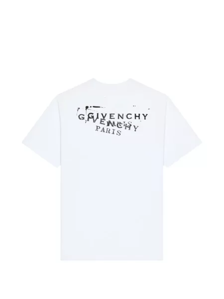 Tricou Givenchy cu imagine alb