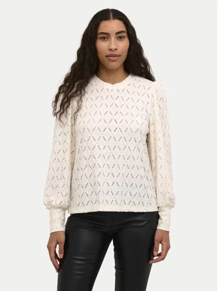 Kaffe Блузка Tine Écru