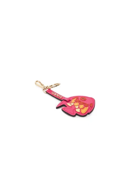 PINKO Přívěsek Fish Keychain růžová