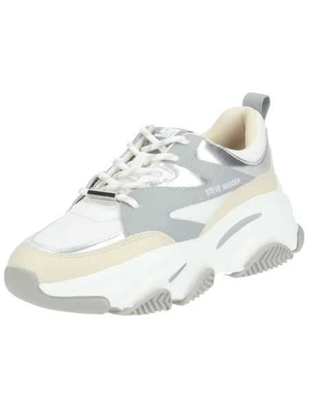 Steve Madden Sneakersy Progressive Sivá biela