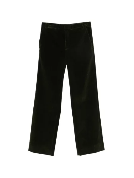 Pantaloni Rier de catifea cord verde