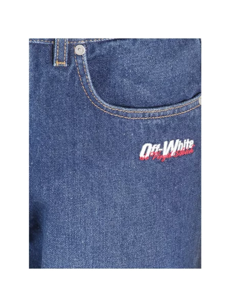 Jeansy Off-white białe