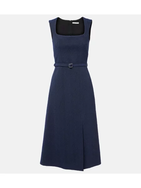 Midi obleka Emilia Wickstead modra