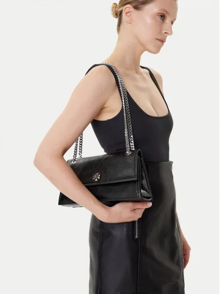 Tory Burch Geantă Kira Turnlock negru