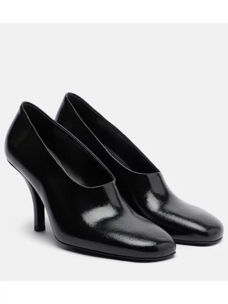 Pantofi cu toc Toteme din piele negru