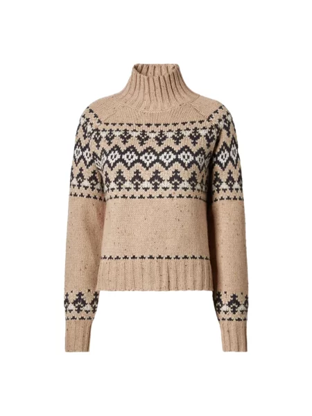 Sweter Mc2 Saint Barth wełniany beżowy