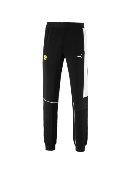 Pantaloni Puma cu dungi alergare negru