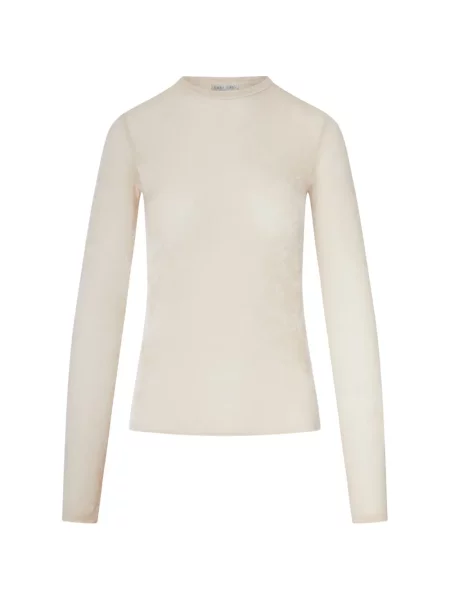Lung tricou Forte_forte alb