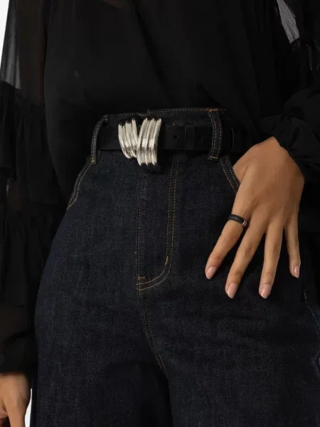 Pasek Brandon Maxwell czarny