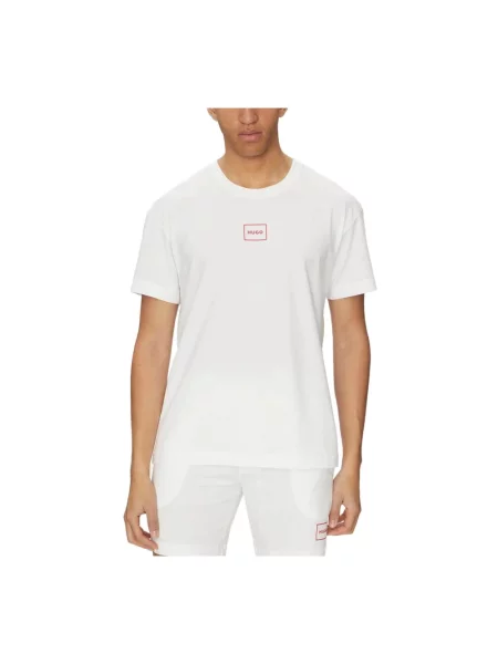 HUGO T-Shirt Laze beżowy