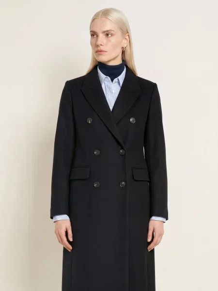 Tommy Hilfiger Vlněný Kabát černá