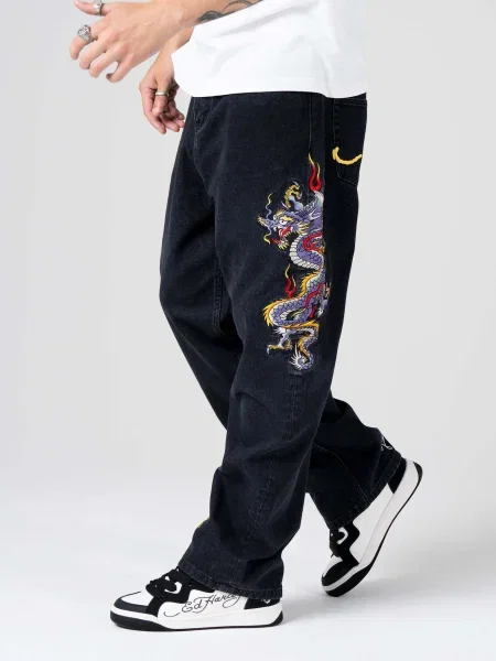Ed Hardy Jeans negru