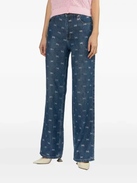 Blugi Self-portrait albastru