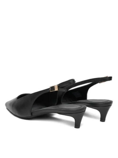 Tommy Hilfiger Lodičky Th Buckle Slingback Low Pump čierna
