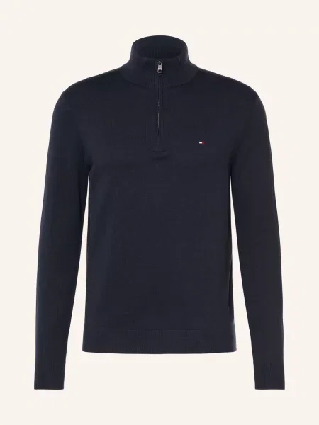 Tommy Hilfiger Svetr Troyer tmavě modrá