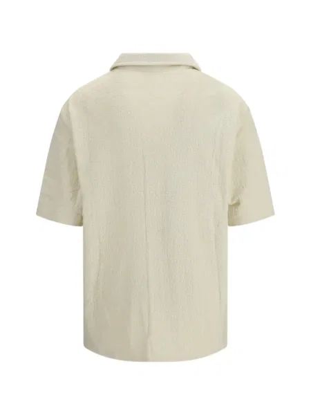 Cămașă Off-white din material terry alb