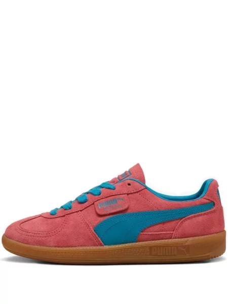 Sneakerși Puma Suede din piele de căprioară roșu