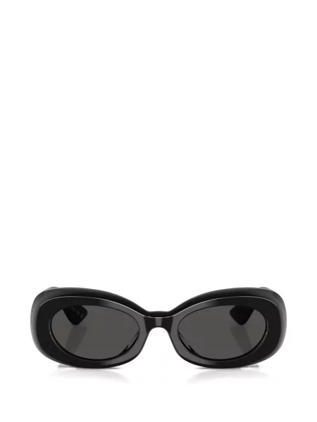 Ovalne sunčane naočale Oliver Peoples crna