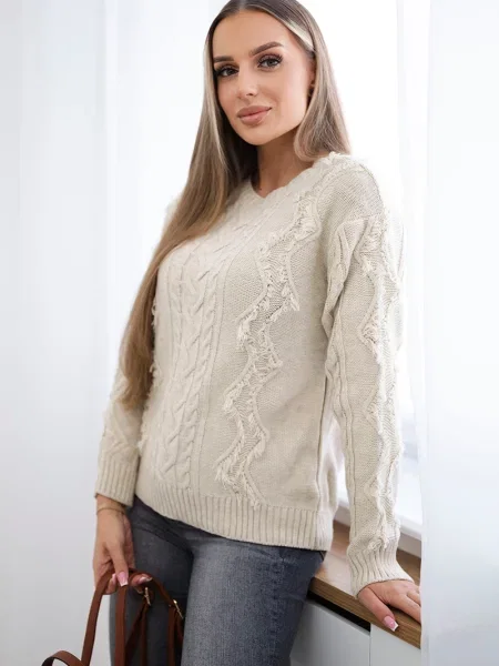 Sweter Kesi beżowy