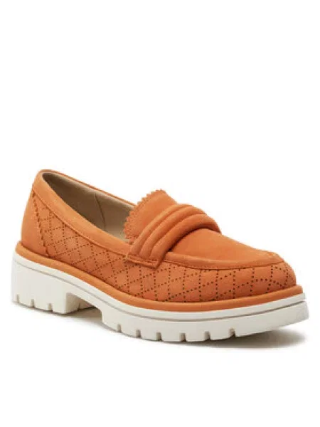 Loaferice Caprice narančasta