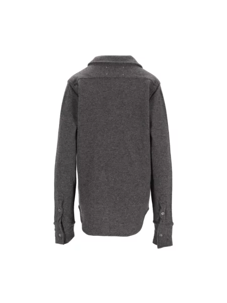 Sweter Maison Margiela wełniany szary