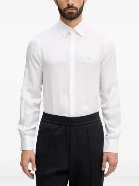 Košeľa Emporio Armani biela