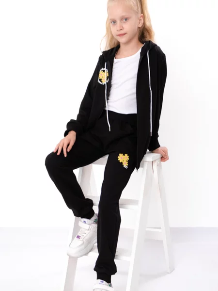 Дитячий Спортивний костюм Носи своє чорний