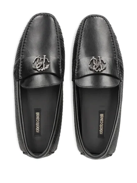 Pantofi loafer Roberto Cavalli din piele negru