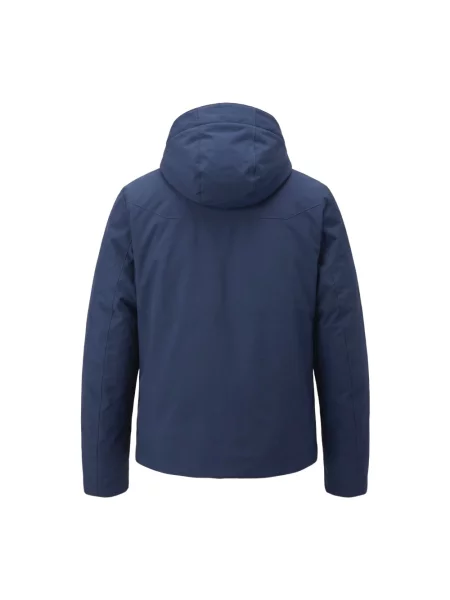 Krótka parka Hèskimo niebieska