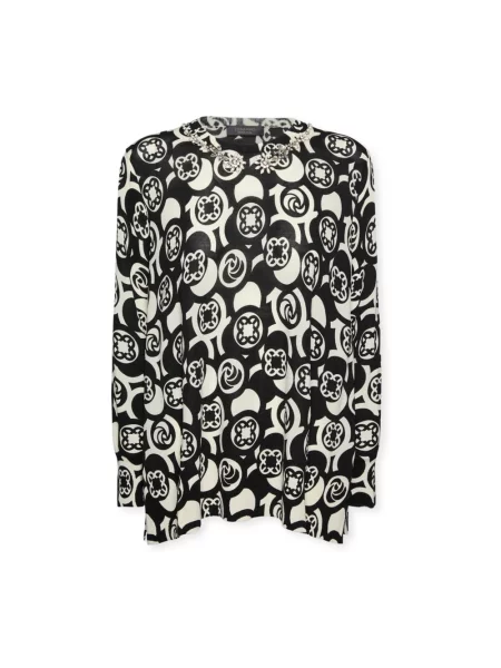 Sweter Elena Miro' z nadrukiem czarny