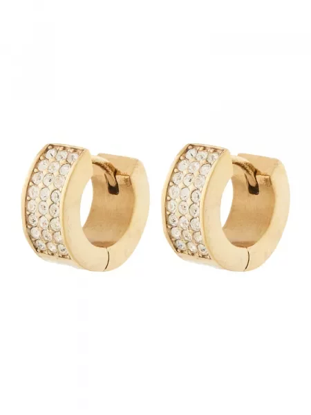 GUESS Cercei PAVE MINI HUGGIES auriu